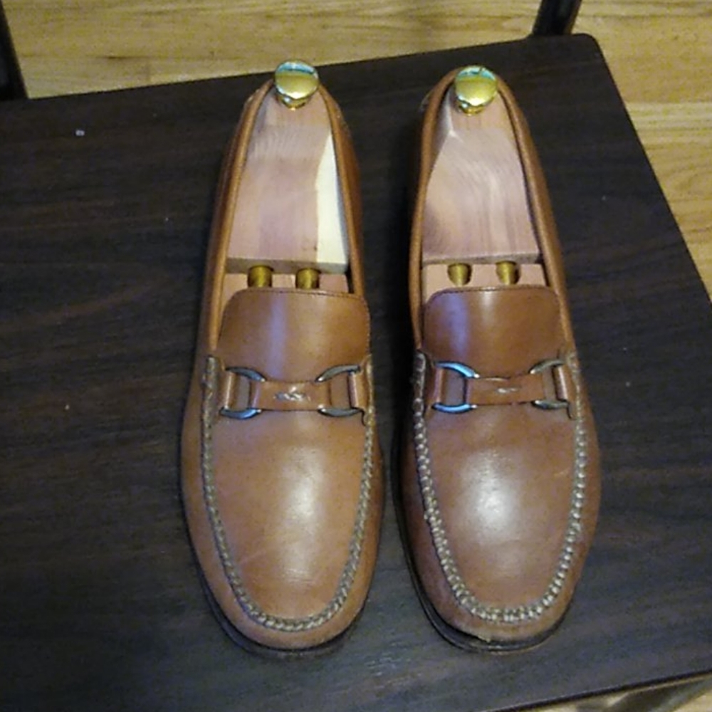 Men's leather horsebit loafer